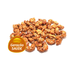 Castanha Caju caramelizada com gergelim 250 g